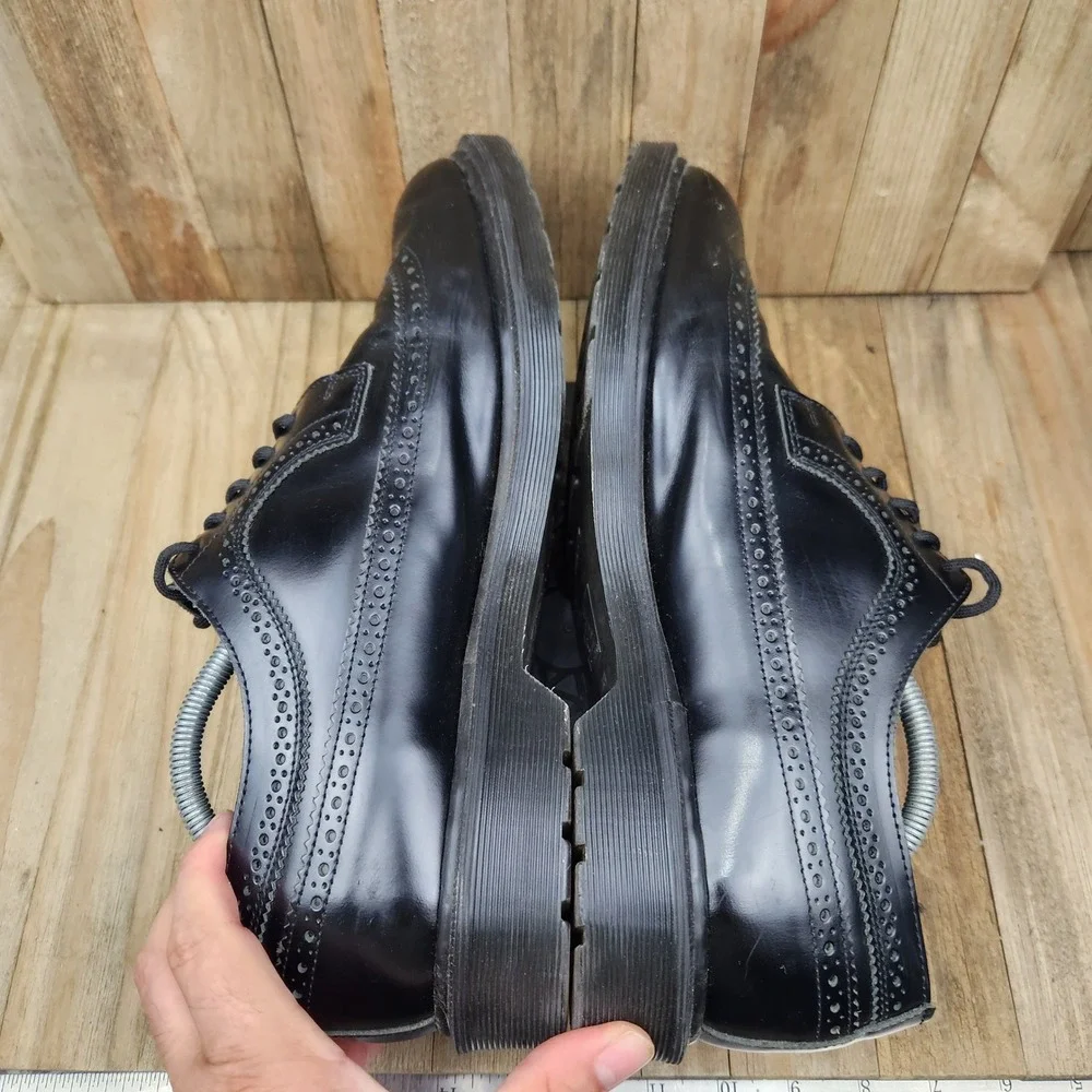 90s Dr. Martens 3989 Made in England Brogue Shoes Mens size 11 Black Leather